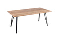 #naturfarben #180(280)x90 #vierfuß-gestellschwarz