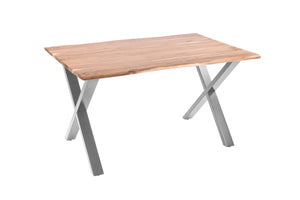 #naturfarben #160(260)x90 #x-gestellsilber