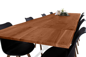 #nussbaumfarben #200(300)x100 #x-gestellweiß