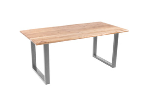 #naturfarben #180(280)x90 #u-gestellsilber