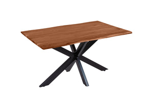 #nussbaumfarben #140(220)x90 #spider-gestellschwarz