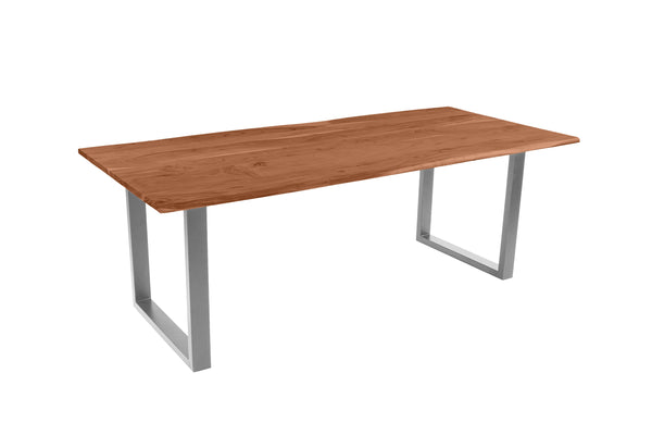 #nussbaumfarben #200(300)x100 #u-gestellsilber