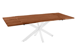 #nussbaumfarben #140(220)x90 #spider-gestellweiß