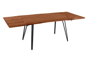 #nussbaumfarben #160(260)x90 #vierfuß-gestellschwarz