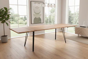 #naturfarben #180(280)x90 #vierfuß-gestellschwarz