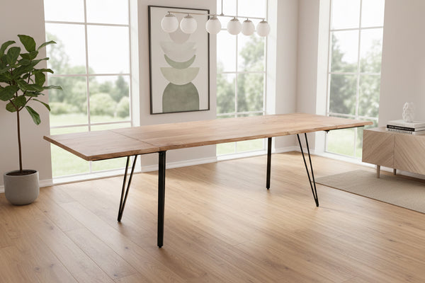 #naturfarben #180(280)x90 #vierfuß-gestellschwarz