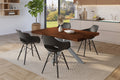 #holznussbaum-optik #160x85 #spider-gestellsilber