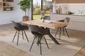 #holzwildeiche-optik #120x80 #spider-gestellschwarz
