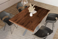 #holznussbaum-optik #120x80 #spider-gestellsilber