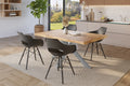 #holzwildeiche-optik #120x80 #spider-gestellsilber