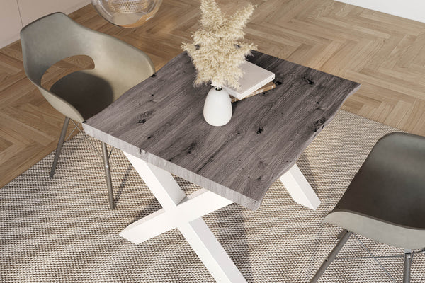 #holzgrau-optik #80x80 #u-gestellweiß