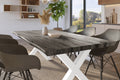 #holzgrau-optik #180x90 #x-gestellweiß