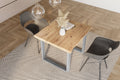 #holzwildeiche-optik #80x80 #u-gestellsilber