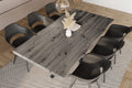 #holzgrau-optik #220x100 #spider-gestellschwarz