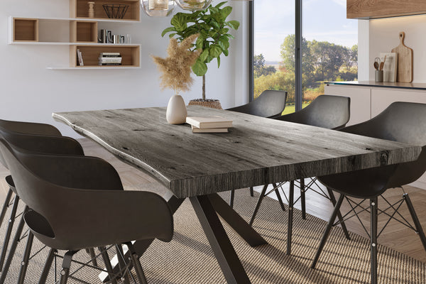 #holzgrau-optik #180x90 #spider-gestellschwarz