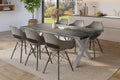 #holzgrau-optik #180x90 #x-gestellsilber