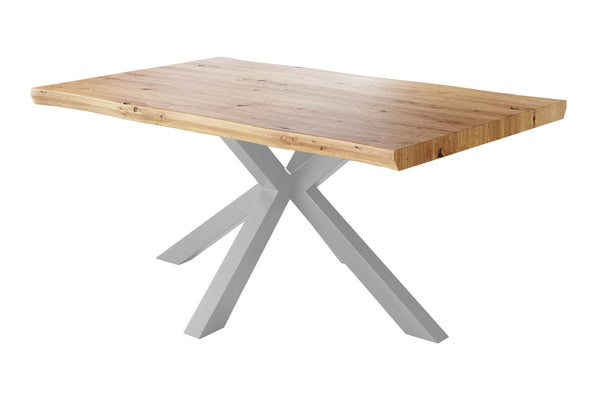 #holzwildeiche-optik #140x80 #spider-gestellsilber