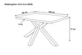 #holzwildeiche-optik #160x85 #spider-gestellsilber