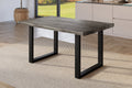#holzgrau-optik #120x80 #u-gestellschwarz