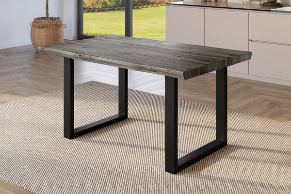 #holzgrau-optik #120x80 #u-gestellschwarz