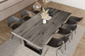 #holzgrau-optik #220x100 #u-gestellschwarz