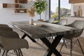 #holzgrau-optik #220x100 #x-gestellschwarz
