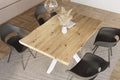 #holzwildeiche-optik #140x80 #spider-gestellweiß