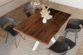 #holznussbaum-optik #120x80 #spider-gestellweiß