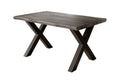 #holzgrau-optik #140x80 #x-gestellschwarz