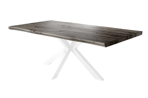 #holzgrau-optik #220x100 #spider-gestellweiß