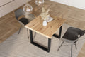 #holzwildeiche-optik #80x80 #u-gestellschwarz