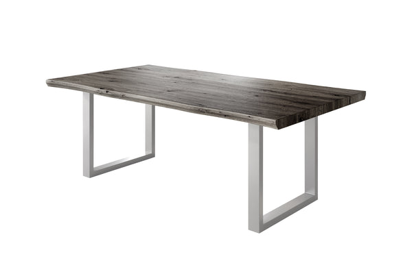#holzgrau-optik #180x90 #u-gestellsilber