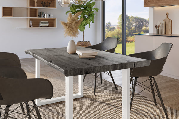 #holzgrau-optik #120x80 #u-gestellweiß