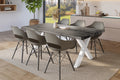 #holzgrau-optik #220x100 #x-gestellweiß