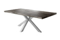 #holzgrau-optik #180x90 #spider-gestellsilber
