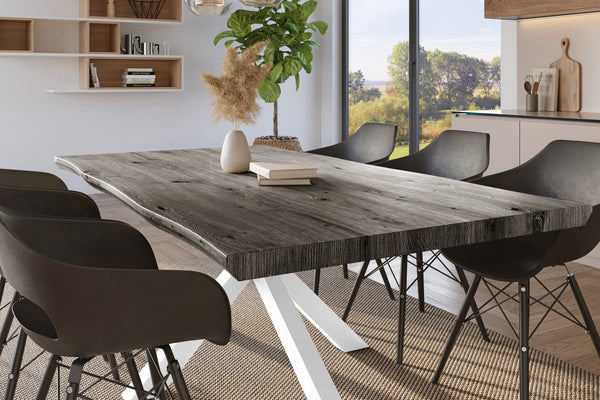 #holzgrau-optik #180x90 #spider-gestellweiß