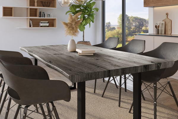 #holzgrau-optik #180x90 #u-gestellschwarz