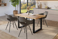 #holzwildeiche-optik #140x80 #u-gestellschwarz