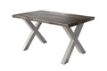 #holzgrau-optik #120x80 #x-gestellsilber