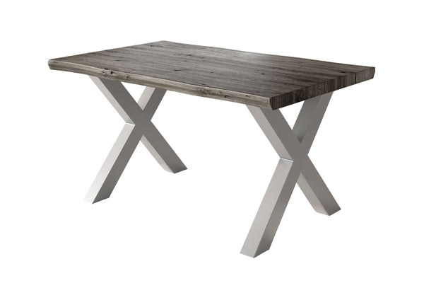 #holzgrau-optik #120x80 #x-gestellsilber