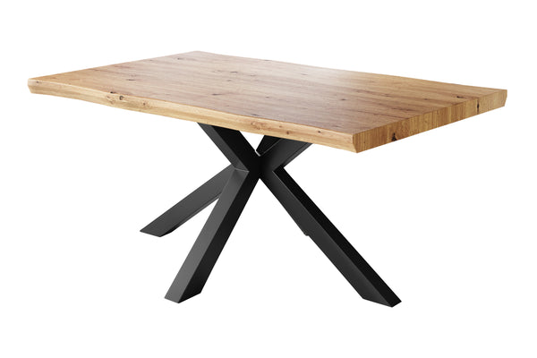 #holzwildeiche-optik #140x80 #spider-gestellschwarz