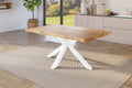 #holzwildeiche-optik #140x80 #spider-gestellweiß