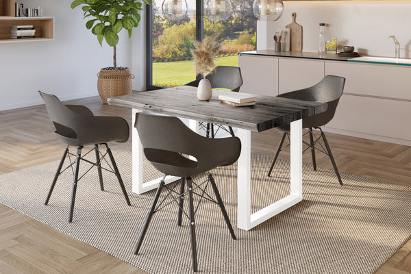 #holzgrau-optik #160x85 #u-gestellweiß