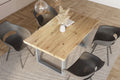 #holzwildeiche-optik #120x80 #u-gestellsilber