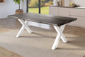 #holzgrau-optik #220x100 #x-gestellweiß