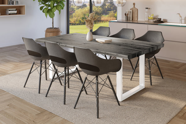 #holzgrau-optik #180x90 #u-gestellweiß