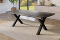 #holzgrau-optik #180x90 #x-gestellschwarz