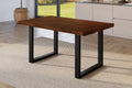 #holznussbaum-optik #120x80 #u-gestellschwarz