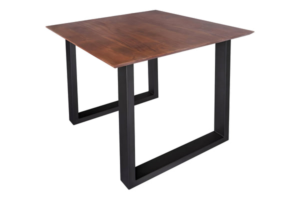 #nussbaumfarben #80x80 #u-gestellschwarz