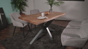 #akazienaturfarben #280x100 #spider-gestellschwarz